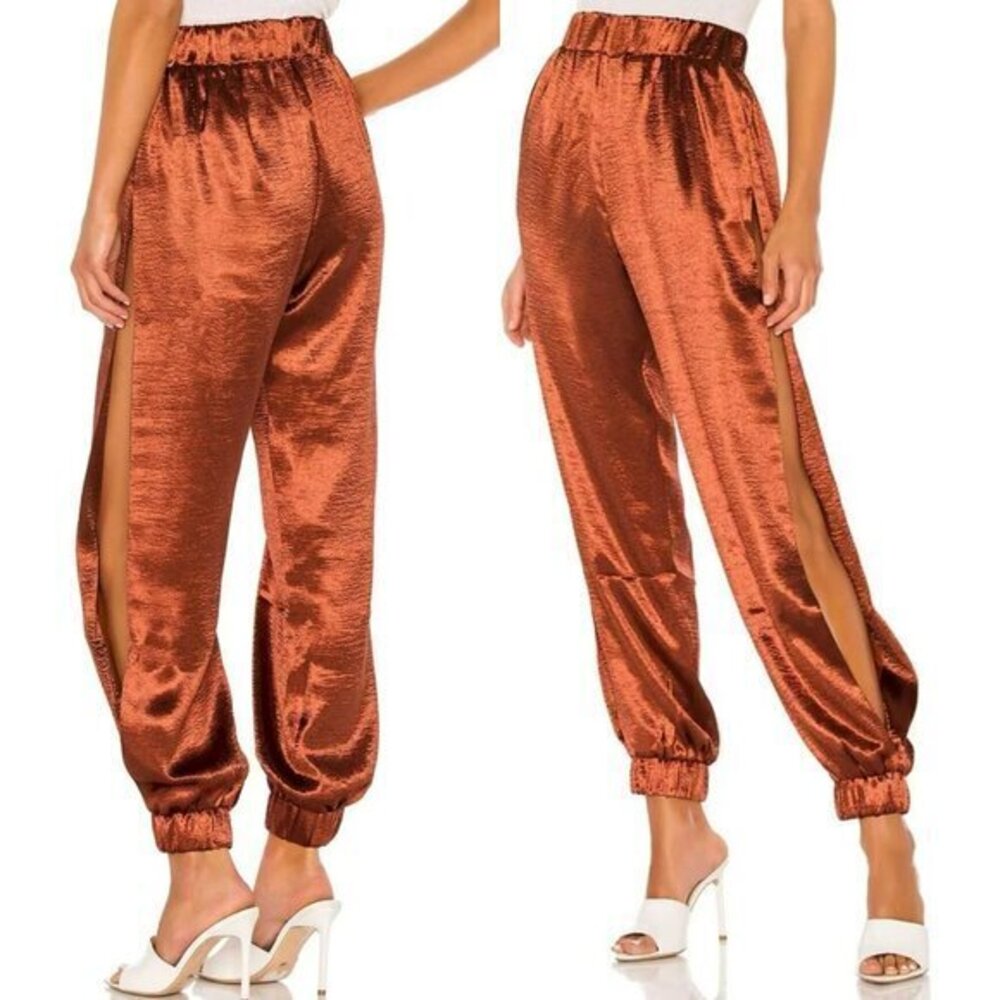 Lovers and Friends Tristan Jogger in Rust Brown